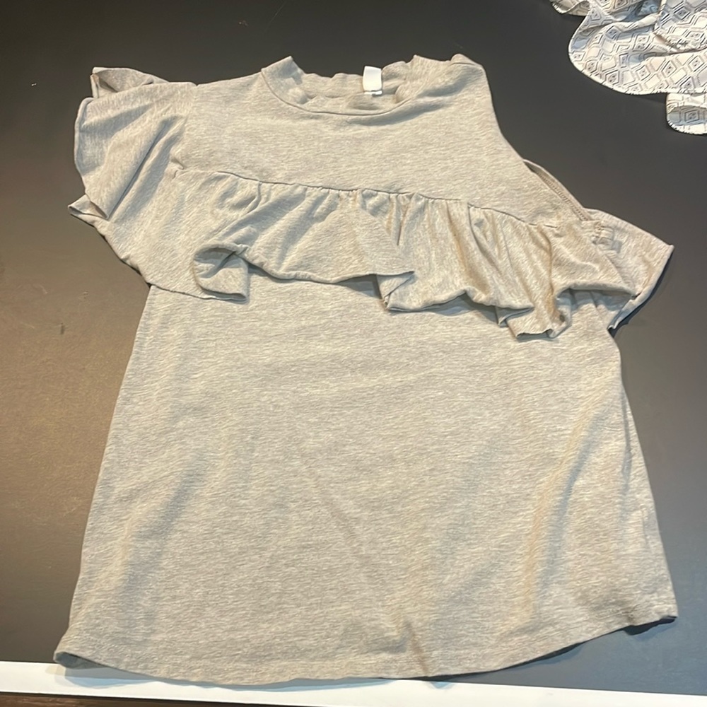 Top with ruffles